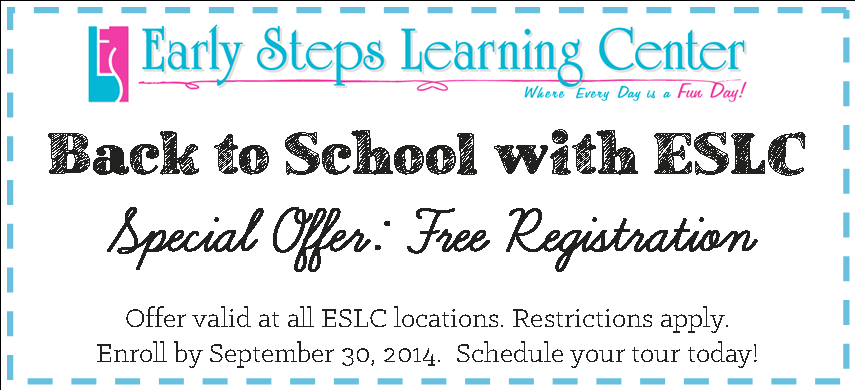 ESLC Back to School 2014 Coupon