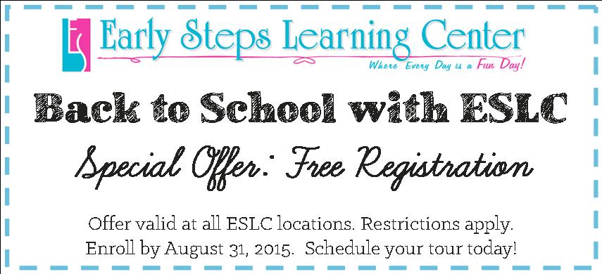 ESLC Back to School 2015 Coupon