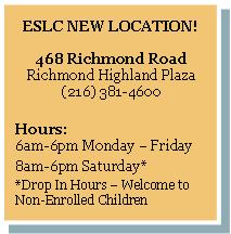 ESLC New Location 468 Richmond Road