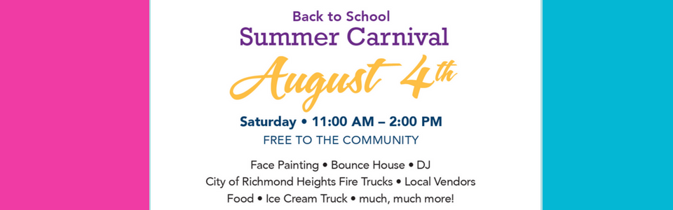 Back to School Summer Carnival