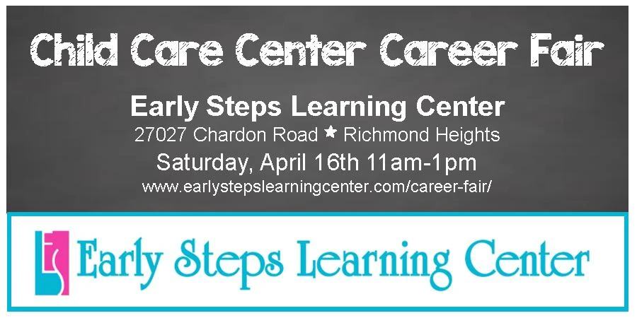 Early Steps Learning Center Career Fair image online April 2016